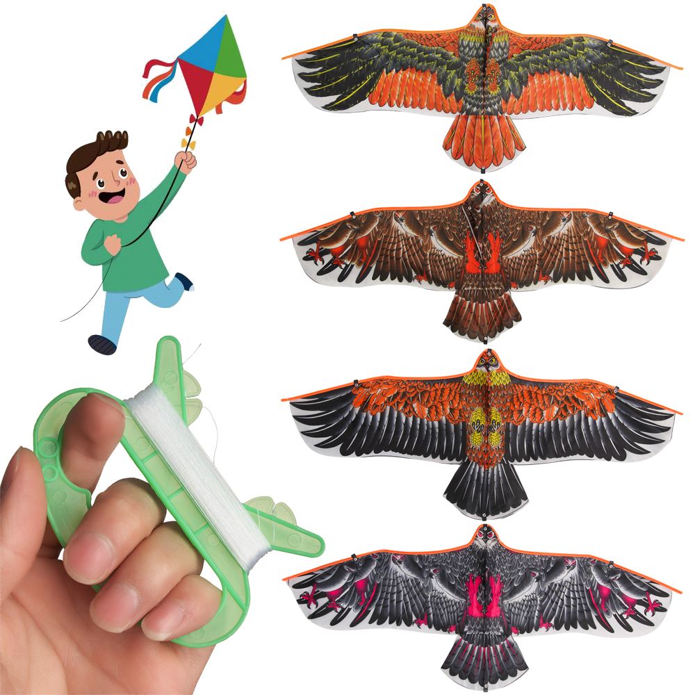 Fly Line - 1.1m Eagle Kite With 30 Meter