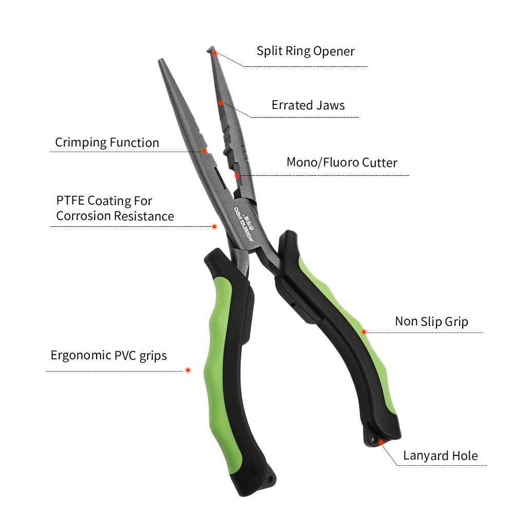 JIGGINGPRO Long Nose Fishing P - Freshwater Line recension och pris