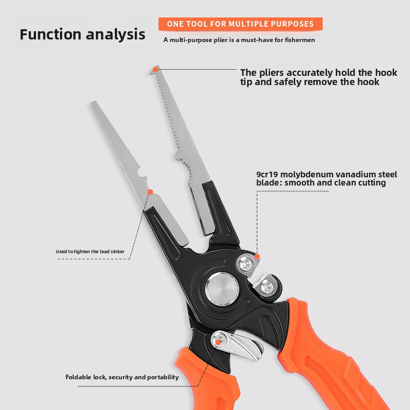 Aluminum Fishing Pliers Tungst - Saltwater Line recension och pris