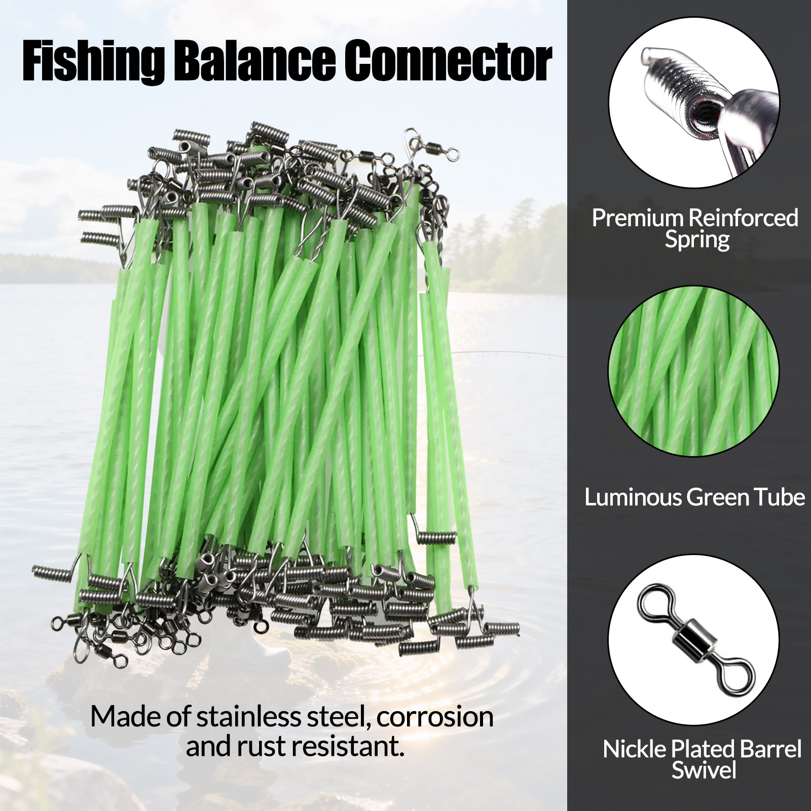 9KM 10pcs Fishing Wire Leader  - Leader Line recension och pris